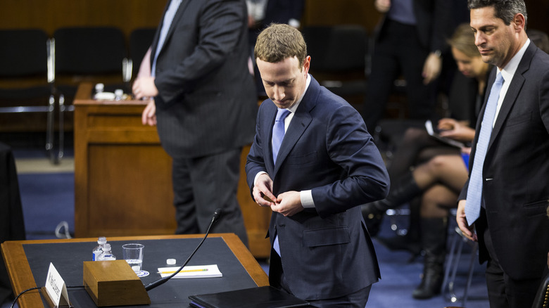 Mark Zuckerberg at congressional hearing