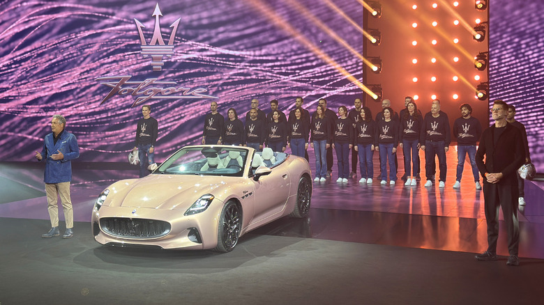 2025 Maserati GranCabrio Folgore announcement as CEO Davide Grasso details business updates