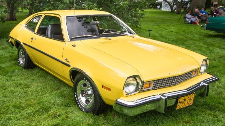 Yellow Ford Pinto