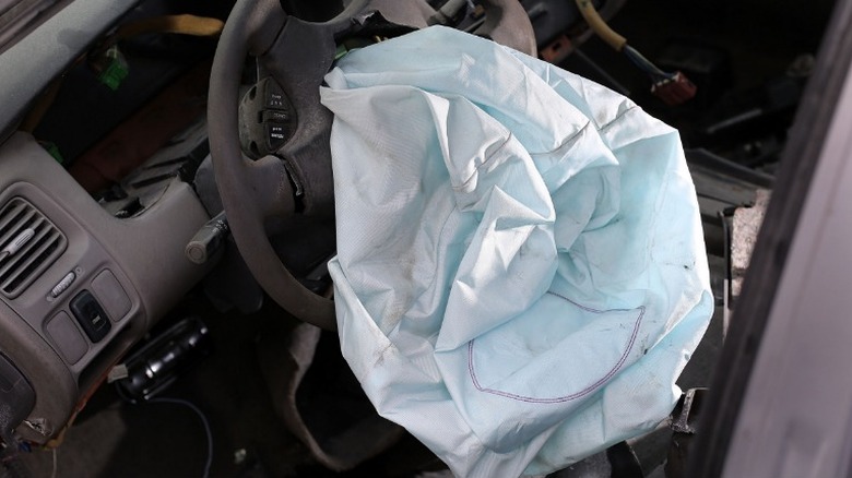 Takata airbag in a Honda