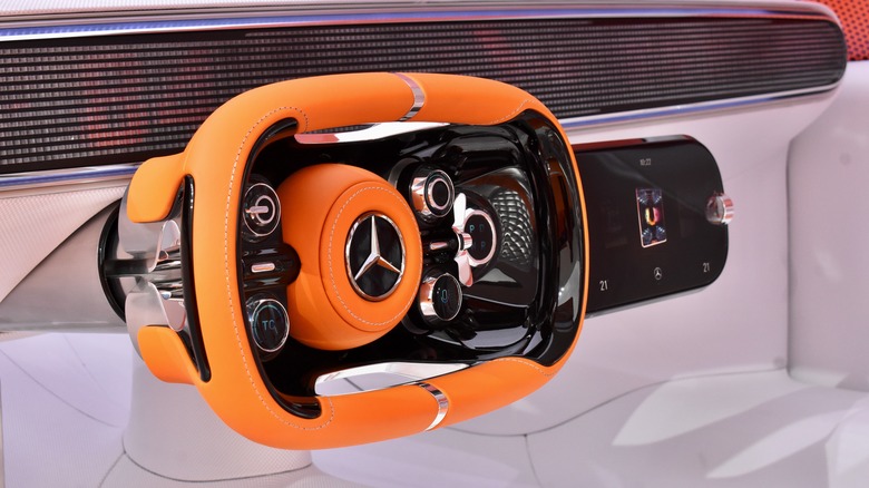 Mercedes-Benz Vision One-Eleven concept dashboard.