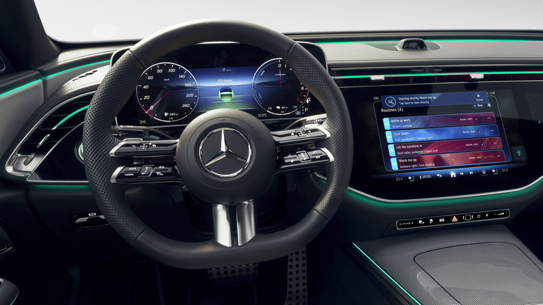 E-Class dashboard