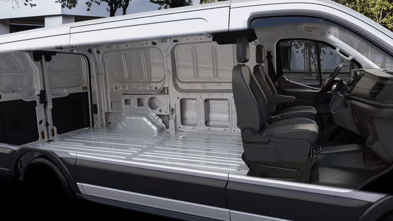 Ford Transit interior