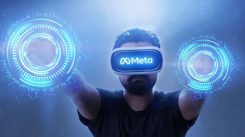 Meta VR experience concept artwork