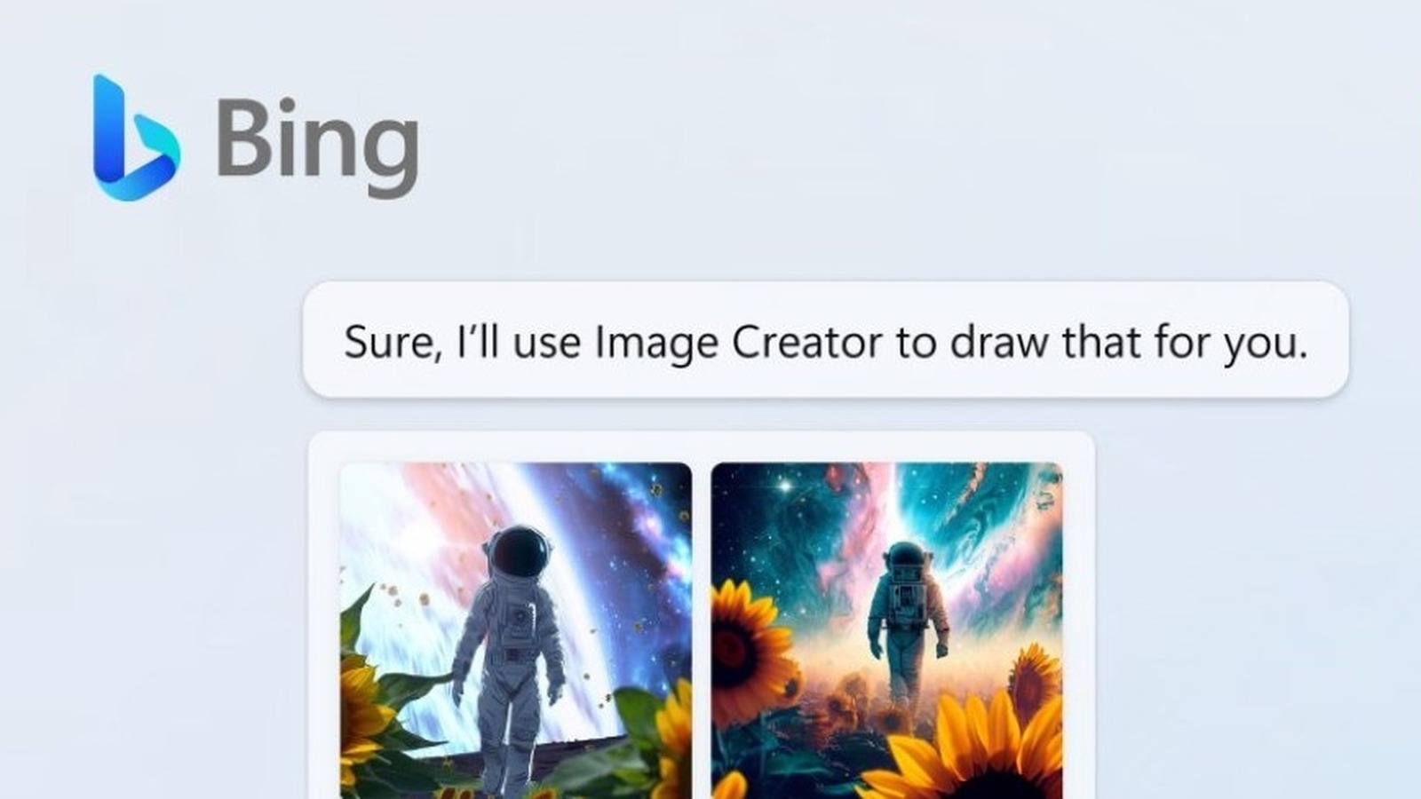 Microsoft bing image creator там пишешь disney