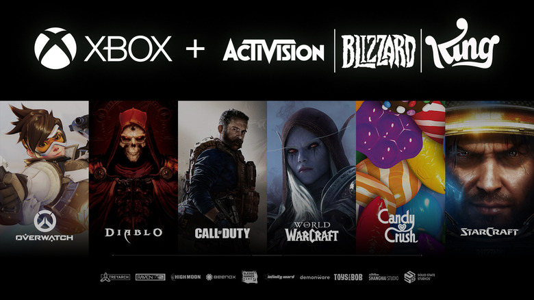 Xbox Activision acquisition graphic