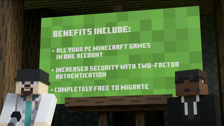 Microsoft safety list in Minecraft