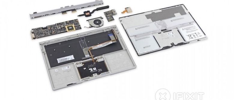 Microsoft Surface Book teardown by iFixit gets lowest repairability score