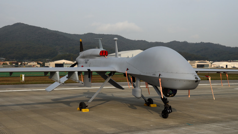 predator drone tarmac
