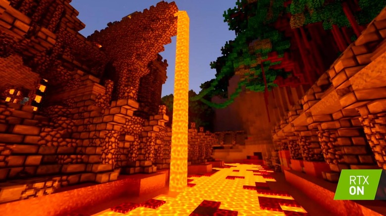 Minecraft's RTX-powered ray tracing arrives in beta later this