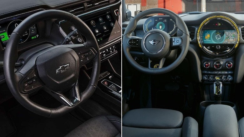 Cooper and Bolt EV interiors 
