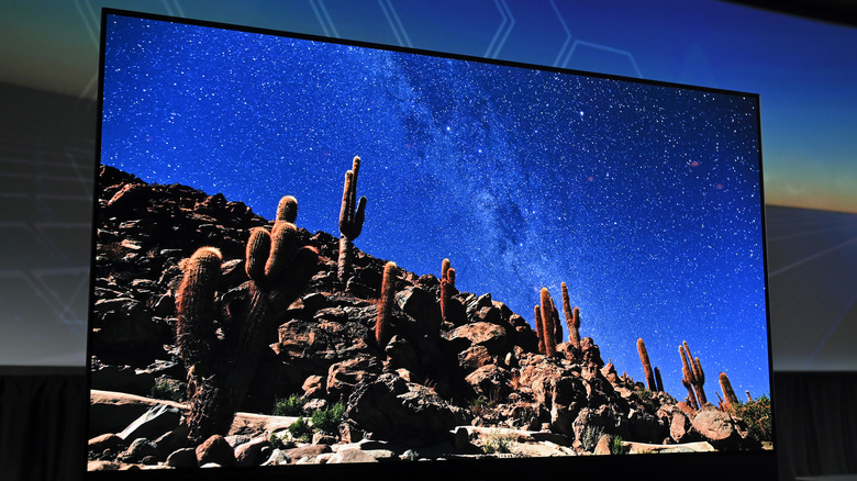 A Panasonic OLED TV