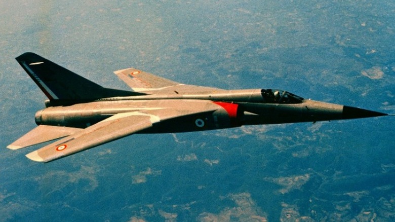 Mirage G8 in flight