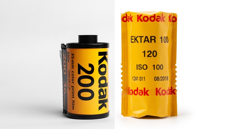 135 and 120 film