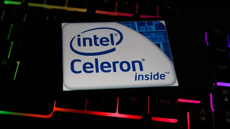 Intel Celeron Label