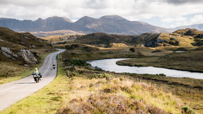 riding the Scottish Highlands