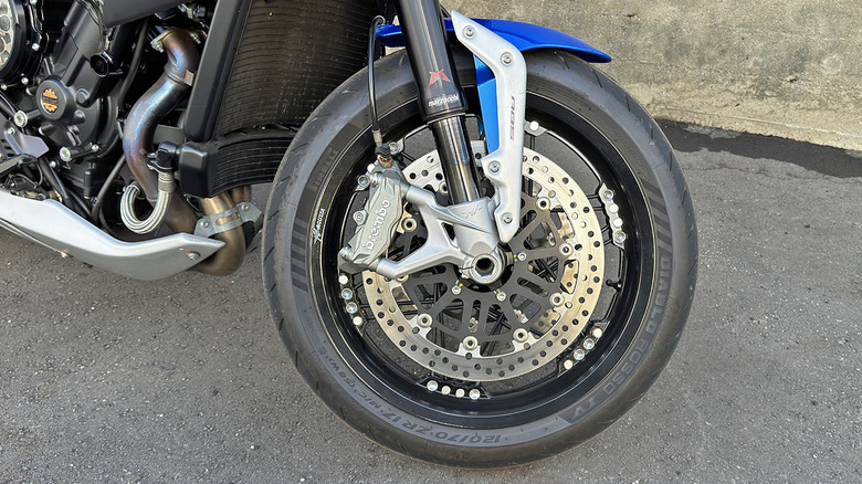 MV Agusta Dragster RR America front wheel and Brembo brakes