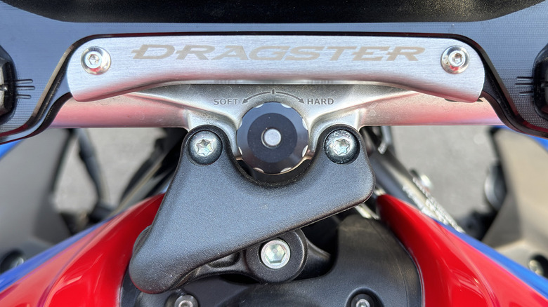 MV Agusta Dragster RR America steering damper controls