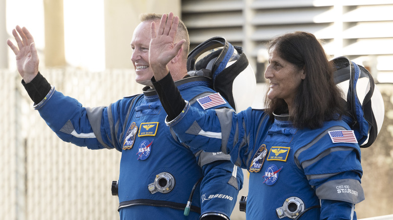 Barry Wilmore and Sunita Williams