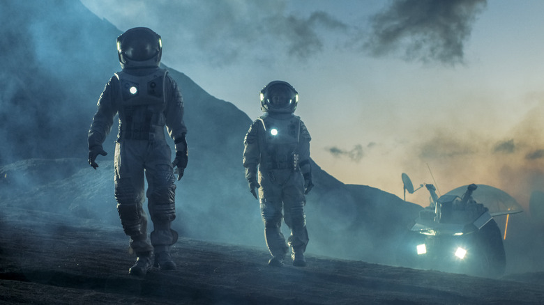 image of astronaut colonists
