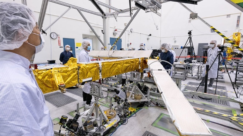 Engineers testing SWOT spacecraft