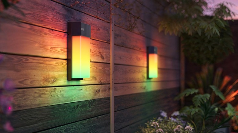 govee outdoor lights on wall