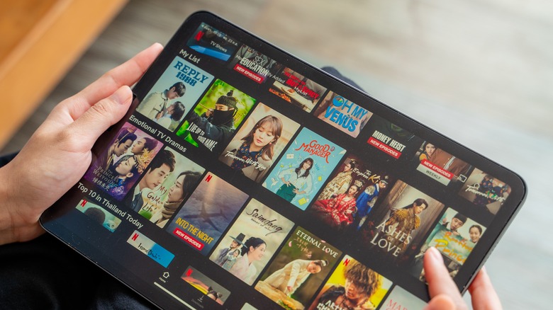 Netflix app tablet