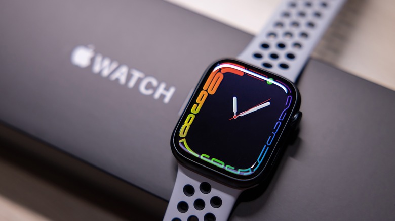 Apple Watch on box