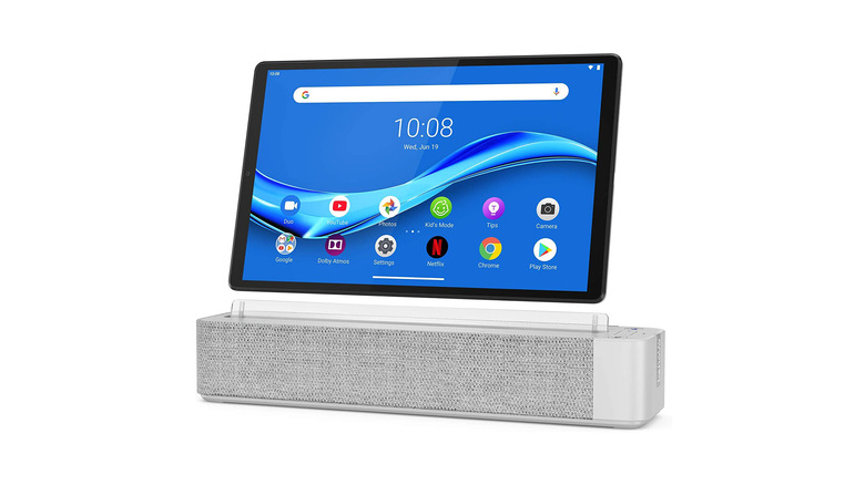 Lenovo Smart Tab M10 Android tablet with a dock smart speaker running Alexa