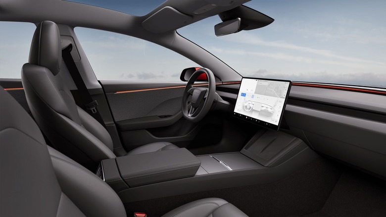 Model 3 dashboard