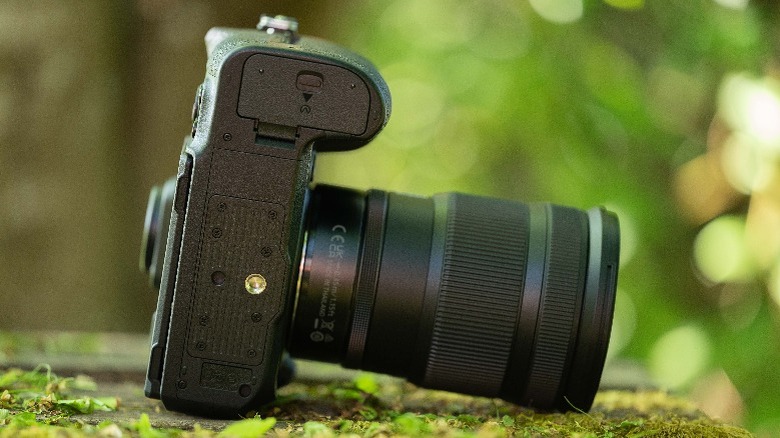 Nikon Z8 on its side