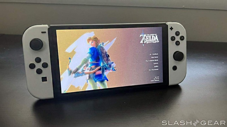 Nintendo Switch with Zelda