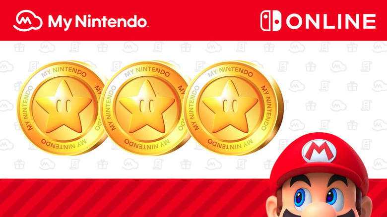 My Nintendo with gold coins and Mario