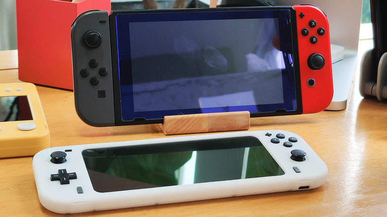 Two versions of Nintendo Switch