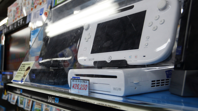 Wii U on display in store