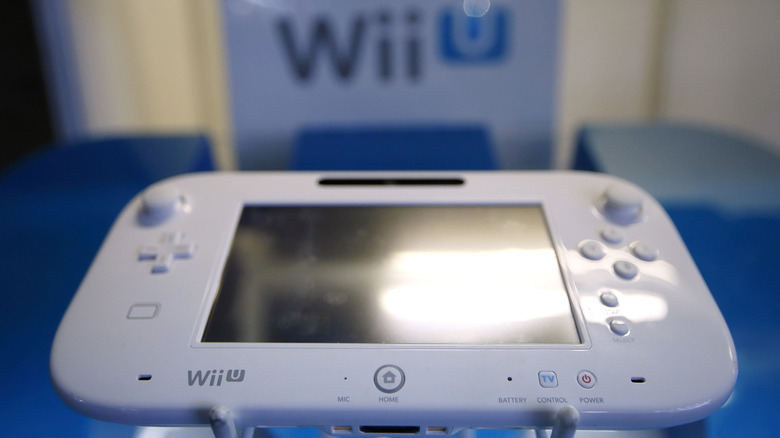 Wii U GamePad on display