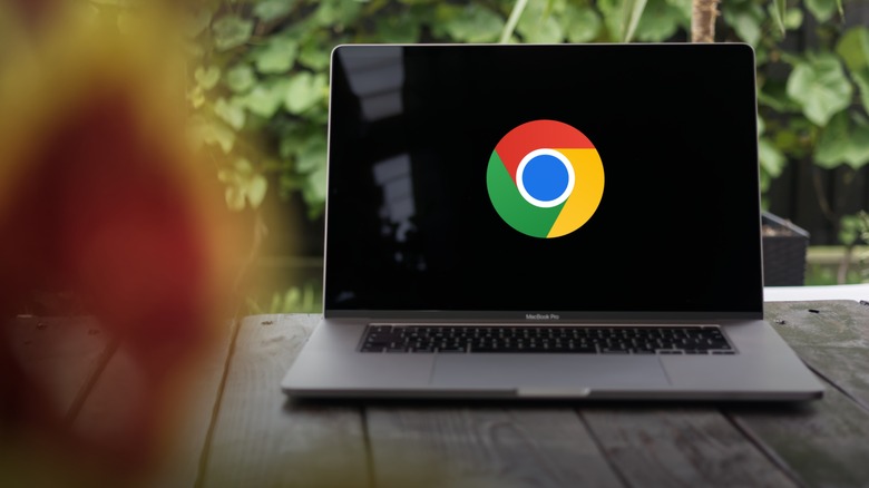 Google Chrome black background macbook