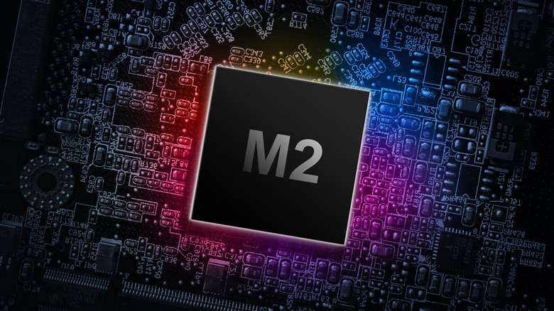 Apple M2 on motherboard.