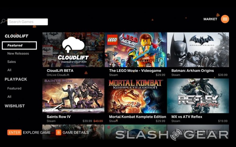 OnLive Game System streams online games straight to TV