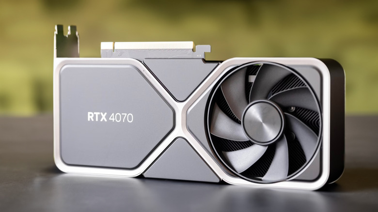 RTX 4070 on display