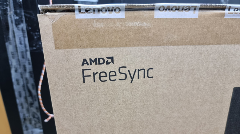 AMD Freesync logo on box