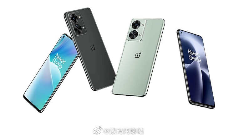 Leaked images of the OnePlus Nord 2T