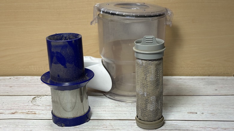 Filters and dust cup