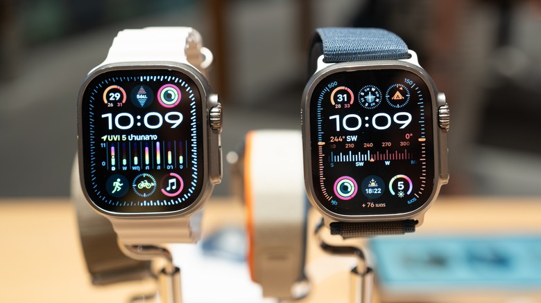 two Apple Watch Ultra 2 models