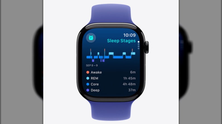 Apple Watch Series 10 sleep statistics