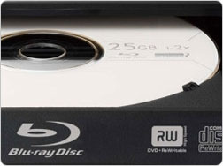 Panasonic Blu-Ray burner technology capable of writing at 4X