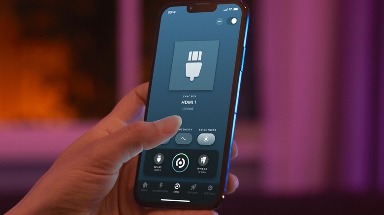 Philips Hue Sync functionality in app