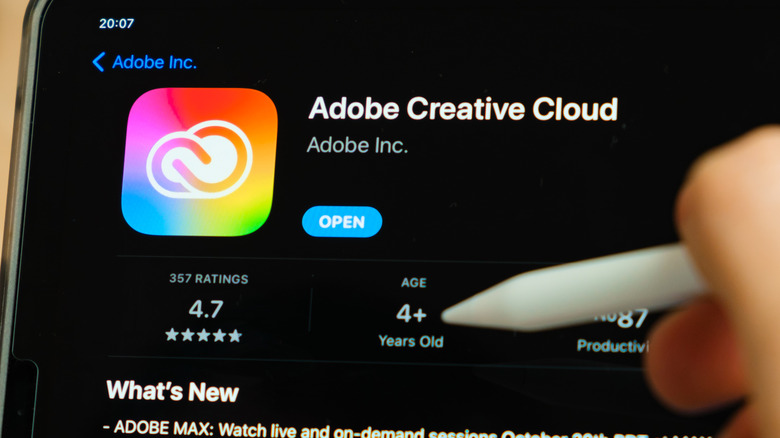 Adobe Creative Cloud on iPad