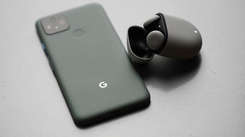 Pixel near Pixel Buds