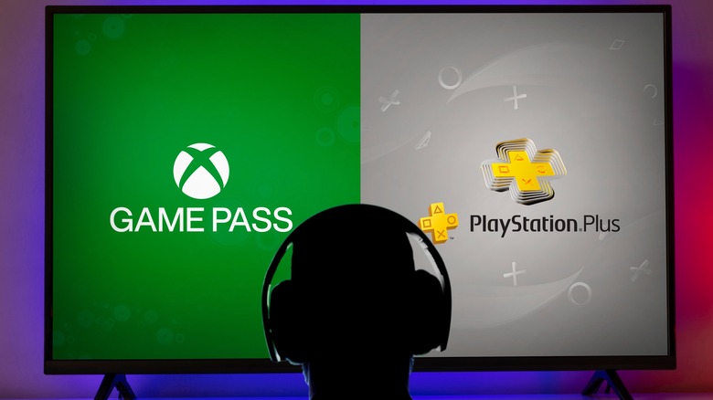 Xbox Game Pass and PS Plus split screen